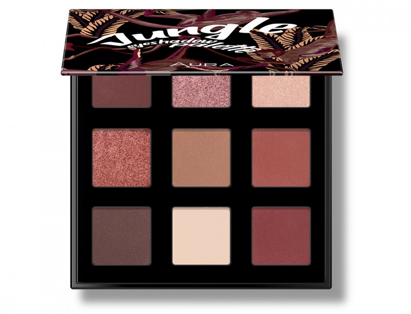Aura Cosmetics paleta de farduri de pleoape